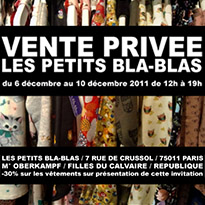 Ventes privées Les petits Bla-Blas