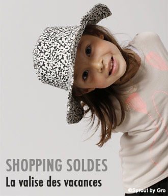 Shopping Soldes : La valise des vacances …