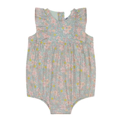 Barboteuse imprimée fleurs