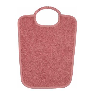 Bavoir maternelle en éponge rose