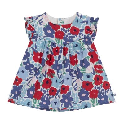 Blouse en coton imprimée fleurs