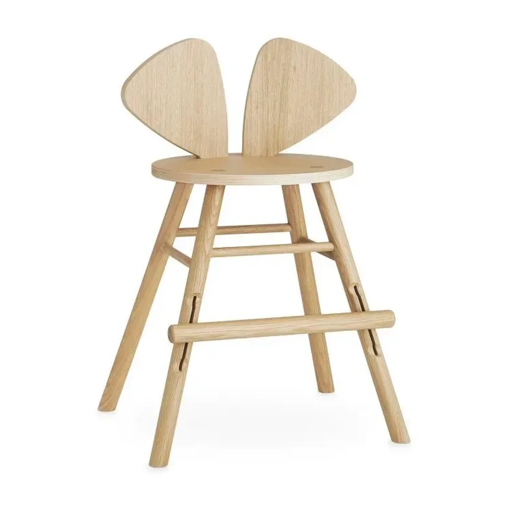 Chaise junior en chêne Souris