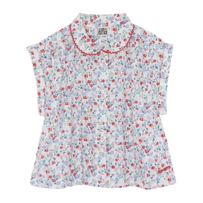 Chemise Col Claudine Lorelei Fleurie