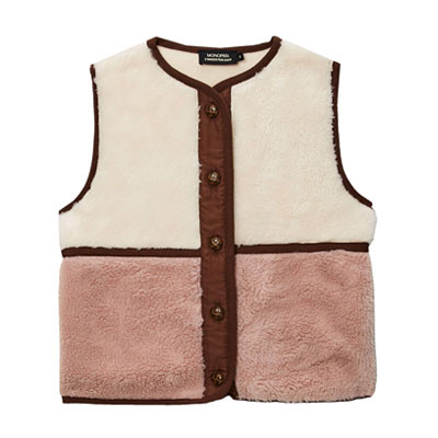 Gilet sans manches sherpa