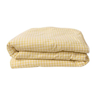 Housse de couette Vichy Tournesol