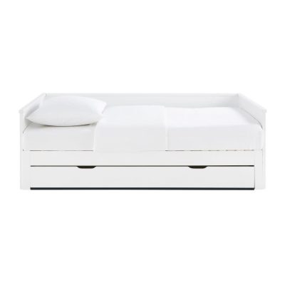 Lit extensible 90x190 blanc