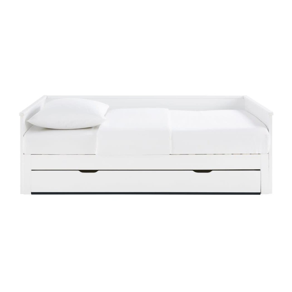 Lit extensible 90x190 blanc