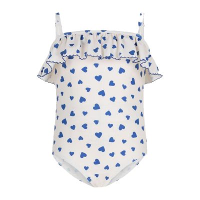 Maillot de bain une pièce imprimée cœurs