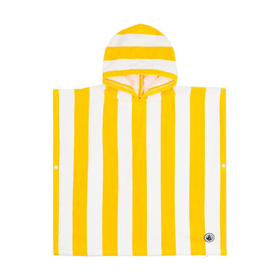 Poncho de bain à rayures