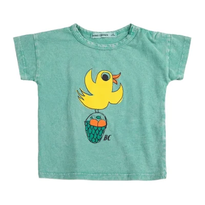 T shirt Oiseau Délavé