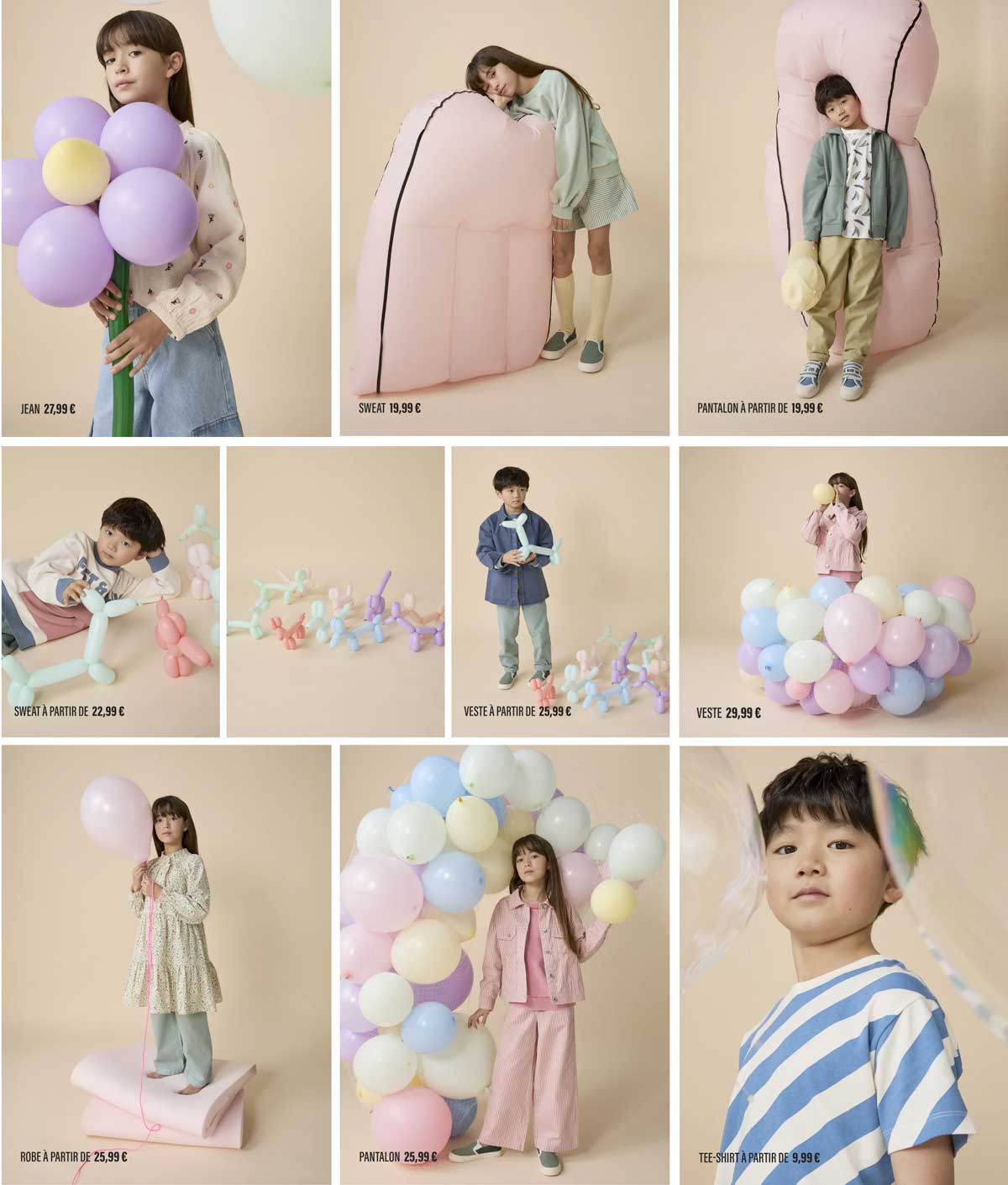 collection printemps enfant