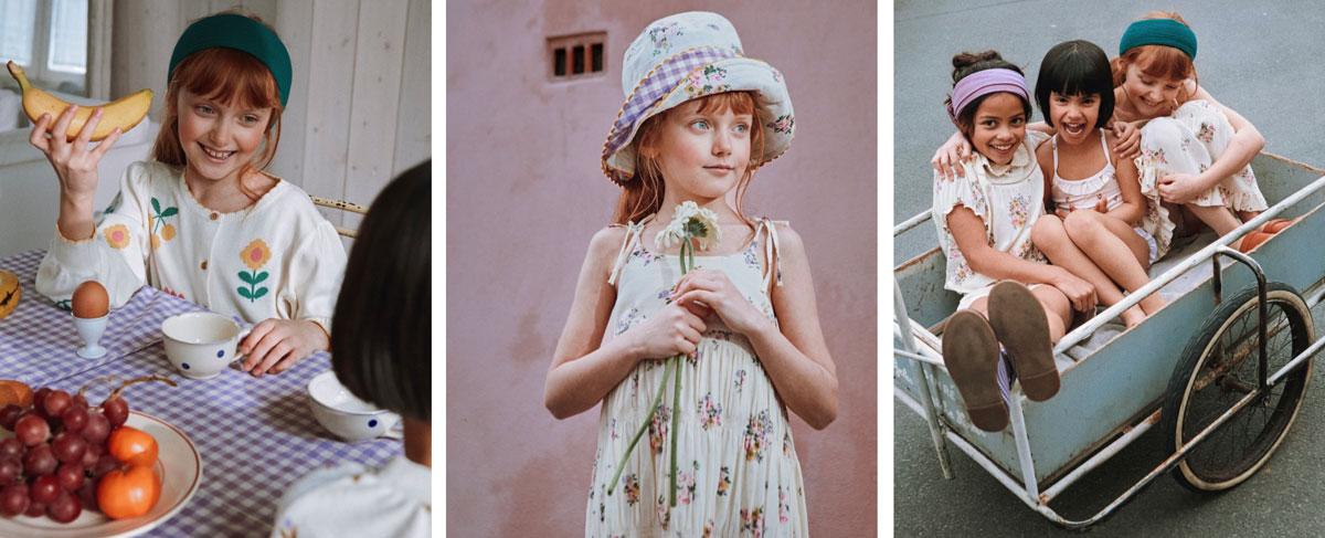 robe enfant Cyrillus Émile et Ida imprimé fleuri