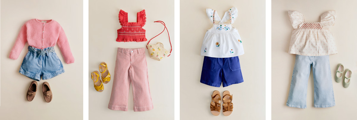 Petit Sezane collection été fille 2026