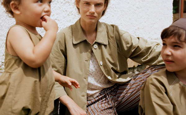 image de la collaboration Zara kid et Caramel london 2026