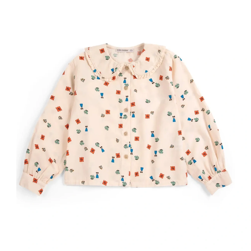 Blouse fleurie coton