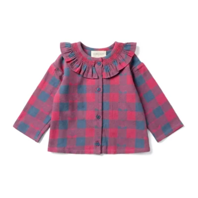 Blouse Nola carreaux cœurs Louis Louise