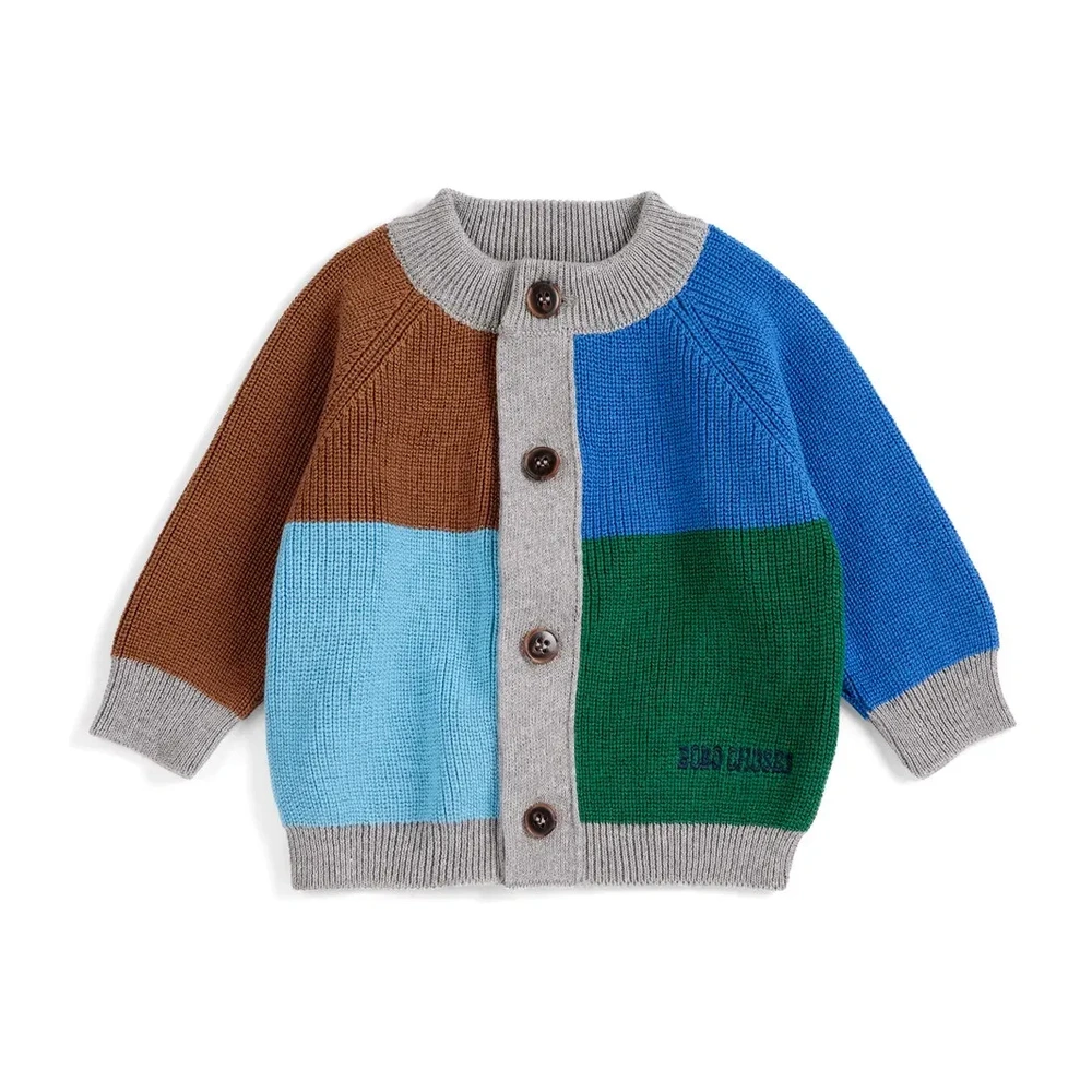 Cardigan colorblock