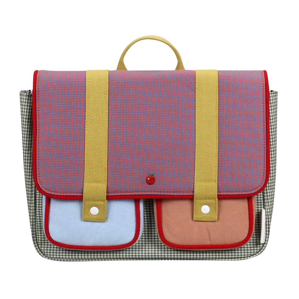 Cartable pomme carreaux