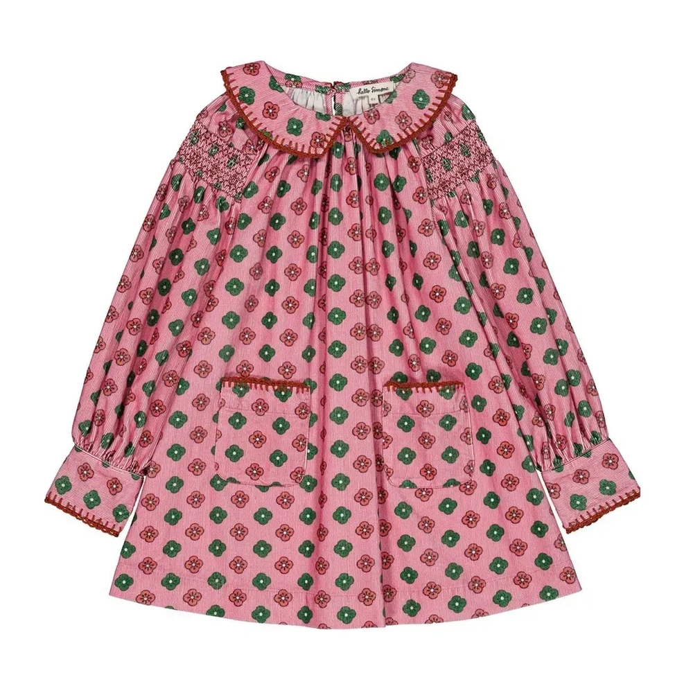 Robe Martha fleurs velours