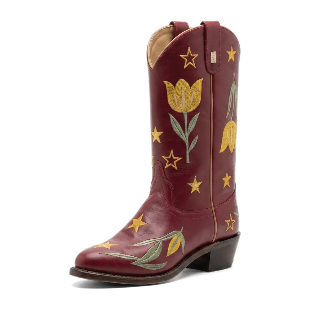 Santiags fleurs Bootstock