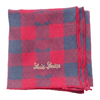 Scarf Sissi twill check heart Louis Louise