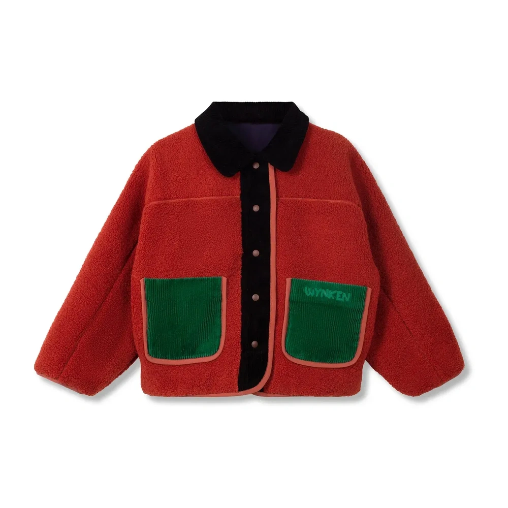 Veste façon sherpa réversible