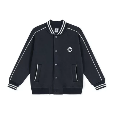 Veste teddy unie Petit Bateau